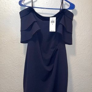 Lauren Ralph LaurenTiered Overlay Dress, Navy
